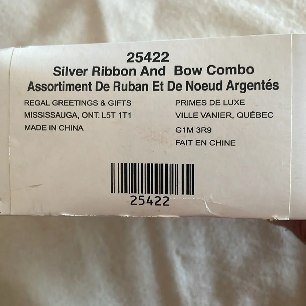 Silver Ribbons and Bows Combo Set - Picture 5 of 7